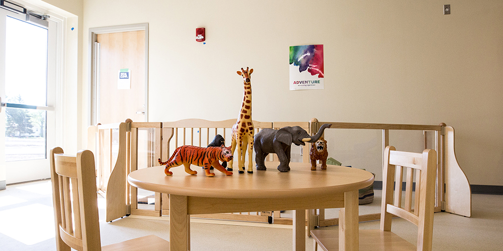 image of toys in learning center