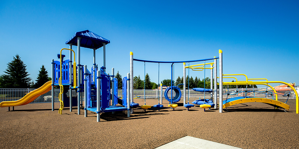 image of playground at learning center