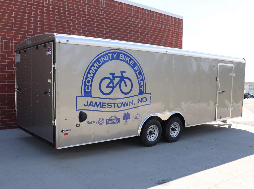 picture of outside of bike fleet trailer