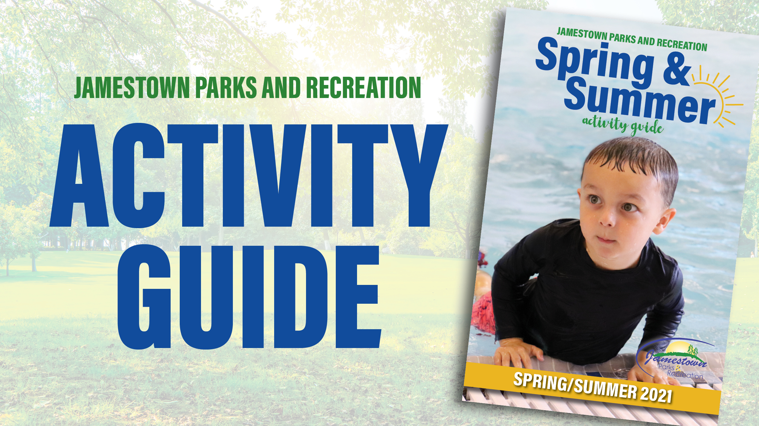 spring/summer 2021 activity guide cover